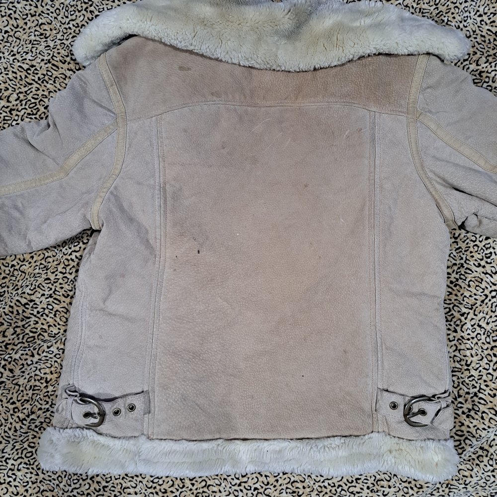 π(Final price) STEVE MADDEN LEATHER WINTER COAT-M - Picture 11 of 13